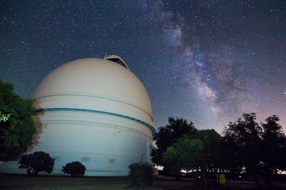 The CHIMERA instrument is located at the Hale Telescope at the Palomar Observatory near San Diego, California. - Image Credits: Gregg Hallinan
