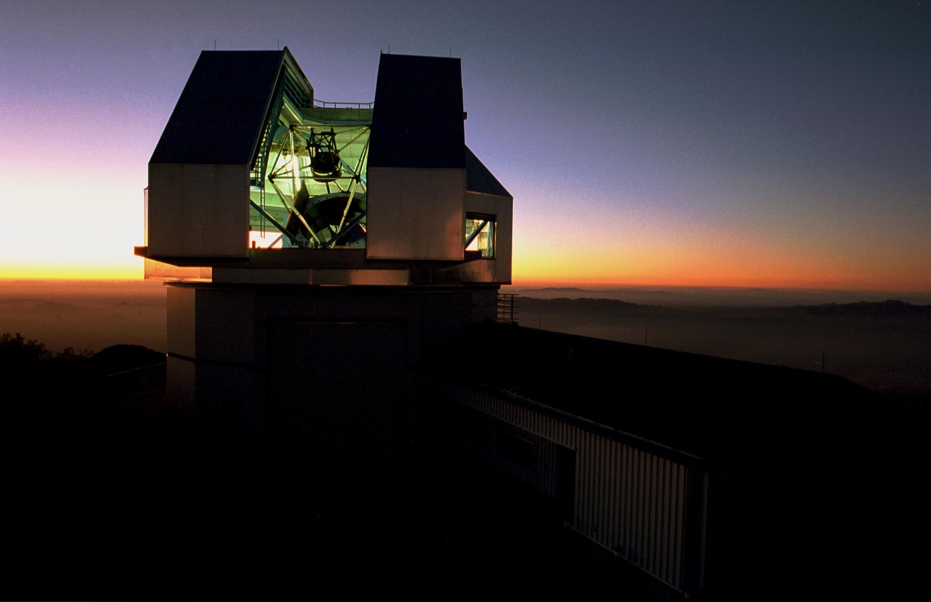 The NEID instrument, to be completed in 2019, will be installed on the 3.5-meter WIYN telescope at the Kitt Peak National Observatory in Arizona, and detect exoplanets by measuring the miniscule “wobbling” of stars. - Image Credits: Mark Hanna/NOAO/AURA/NSF