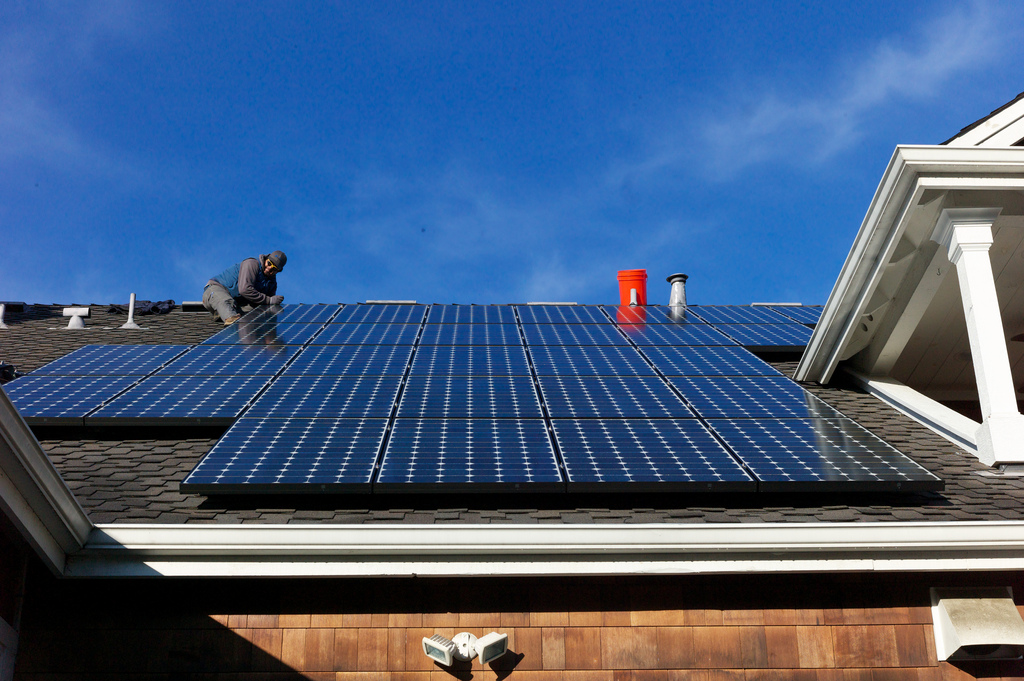 Thinking of going solar? Prices are approaching the cost of grid electricity, but only in some places – so far. - Image Credit: joncallas/flickr , CC BY-SA