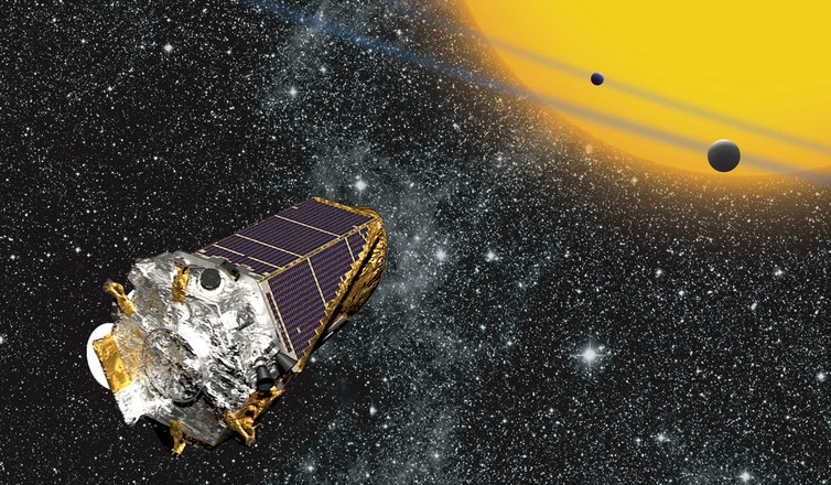 Artist’s impression of Kepler in action. - Image Credit: NASA