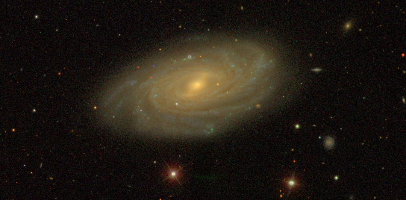 Spiral galaxy NGC 3953 is a veritable star making machine, but why do some galaxies stop forming new stars? - Imge Credit: NASA-Sloan Atlas