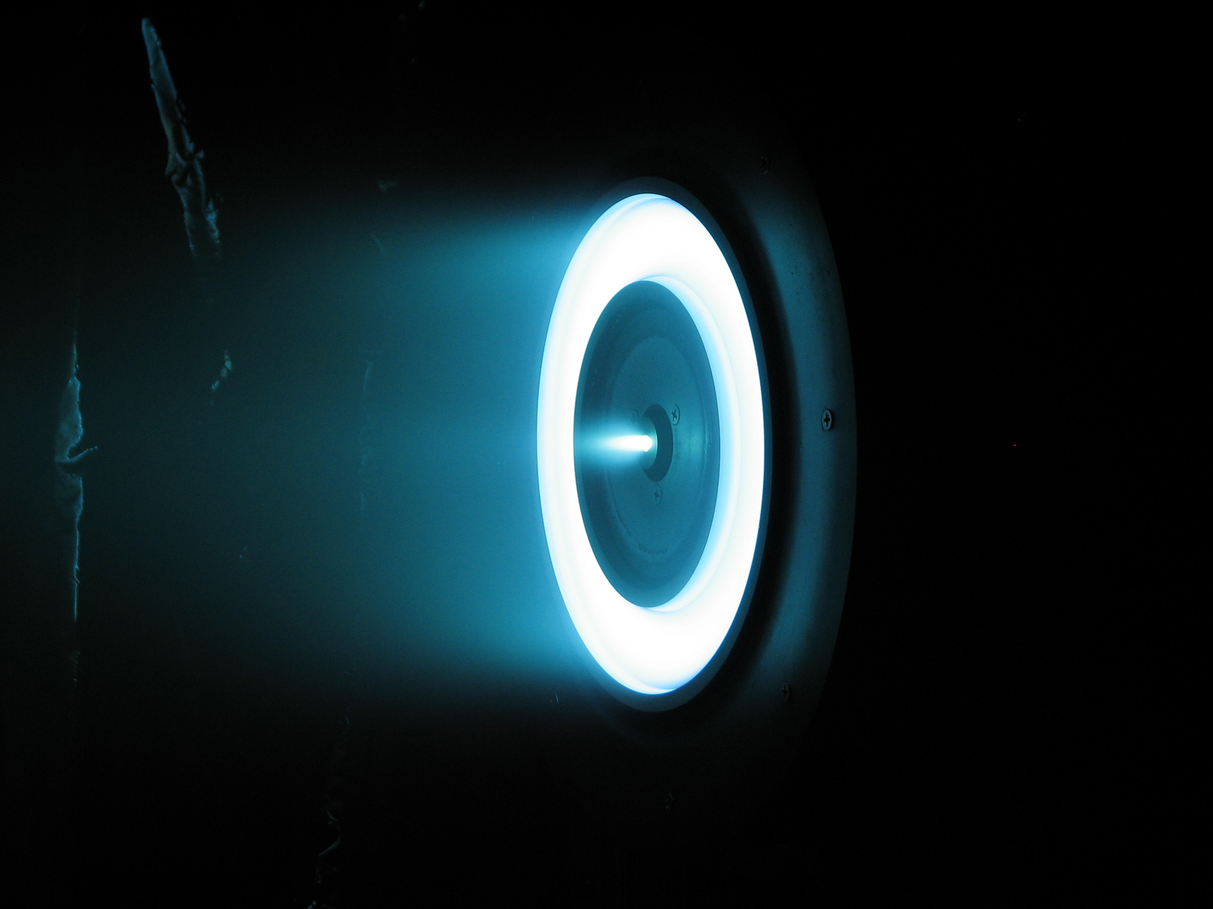 6 kW Hall Thruster. - Image Credit: NASA JPL