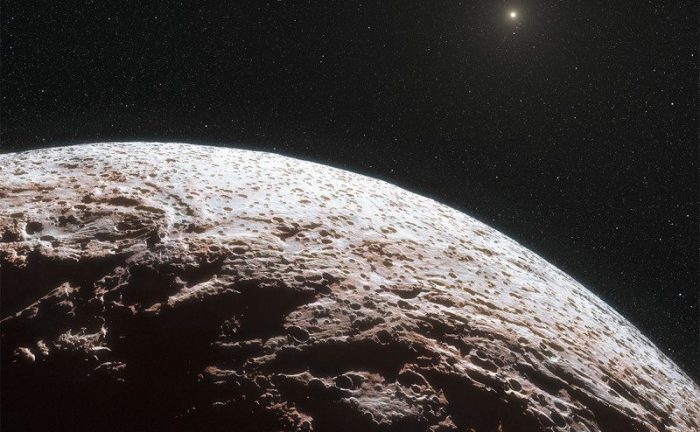Artist's concept of a mysterious TNO orbitting at the edge of our Solar System. Image Credit: ESO/L. Calçada/Nick Risinger