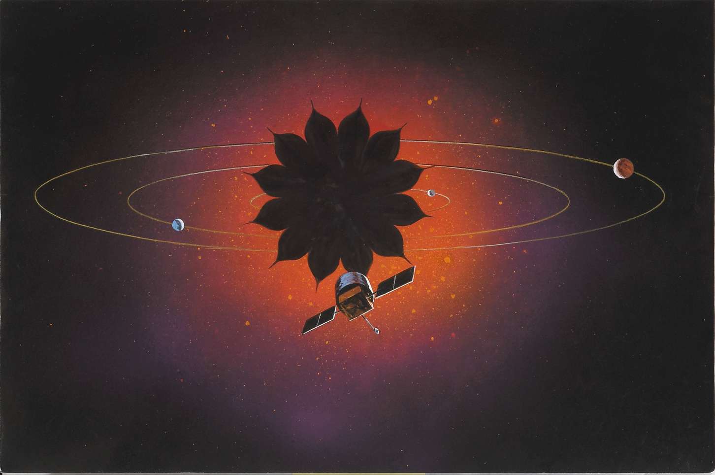 Artist’s concept of the New Worlds Observatory, which might one day be used to directly observe Proxima b. – Image Credit: NASA and Northrop Grumman