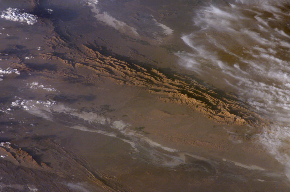 The Lut Desert of Iran, as observed by NASA’s Earth Observatory. It was here that the hottest temperature ever was recorded between 2003-9. - Image Credit: NASA