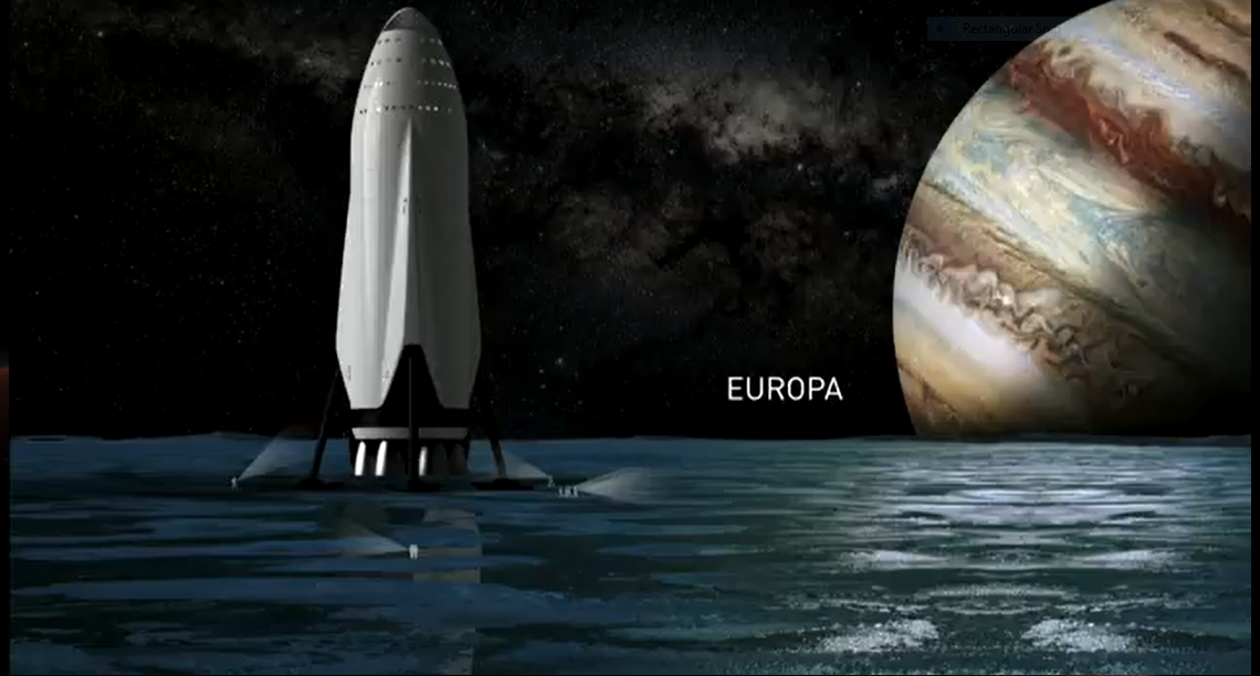 SpaceX's newly revealed Interplanetary Transit System will make travel to Mars, and other destinations in our Solar System, possible. Image: SpaceX