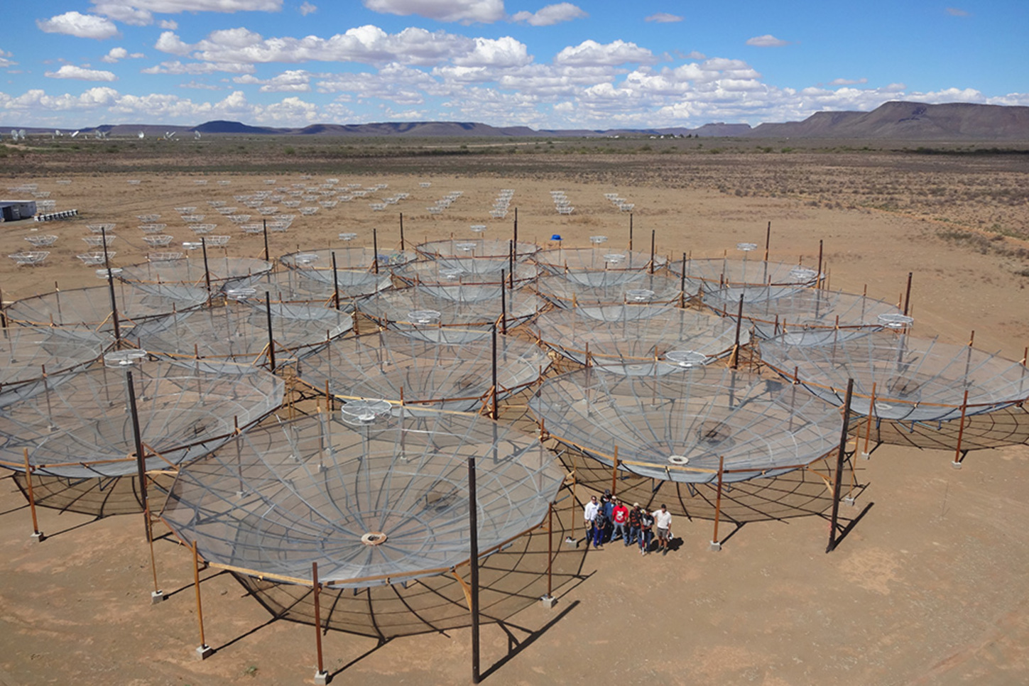 The start of construction on the HERA array. - Image Credit: SKA South Africa , CC BY