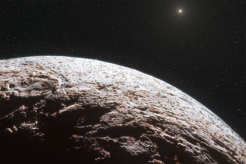 Based on data obtained by the Dark Energy Survey (DES), a team of scientists have obtained evidence of another TNO beyond Pluto. - Image Credit: ESO/L. Calçada/Nick Risinger