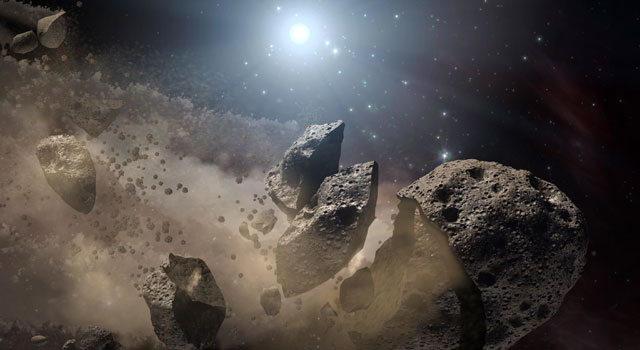 The Asteroid Belt lies at a distance of 1.2 to 2.2 AUs from Earth. So how long would it take to send exploration and mining missions there? - Image Credit: NASA/JPL-Caltech