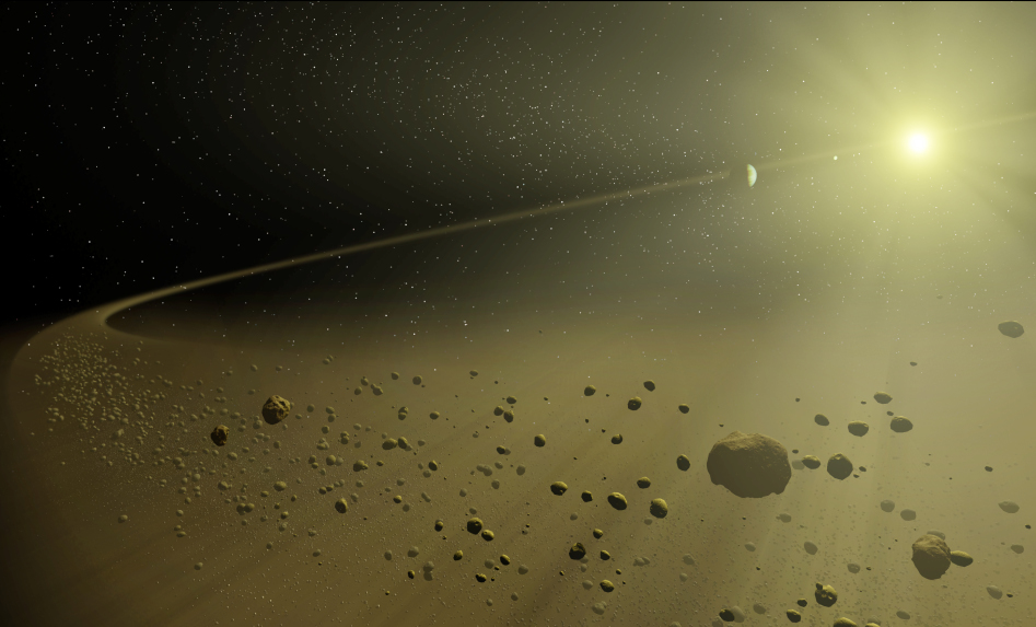 Artist’s concept of circumstellar disk of debris, which the HD 172555 star system is known to have. - Image Credit: NASA