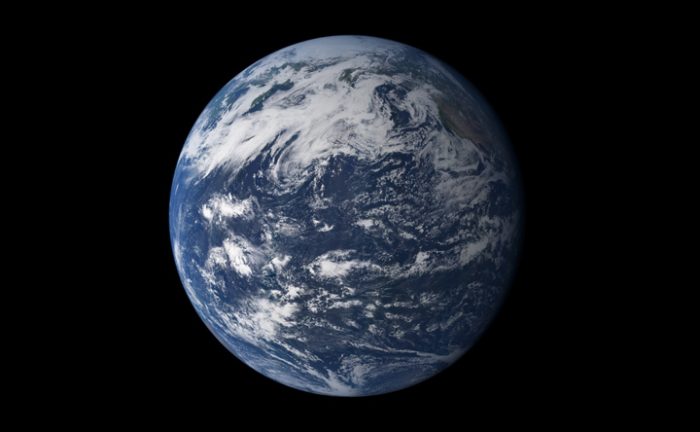 Earth, seen from space, above the Pacific Ocean. - Image Credit: NASA