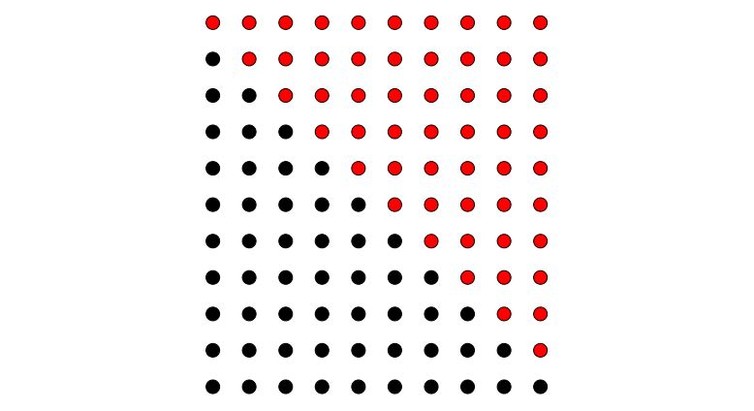 The 10th triangular number x2.