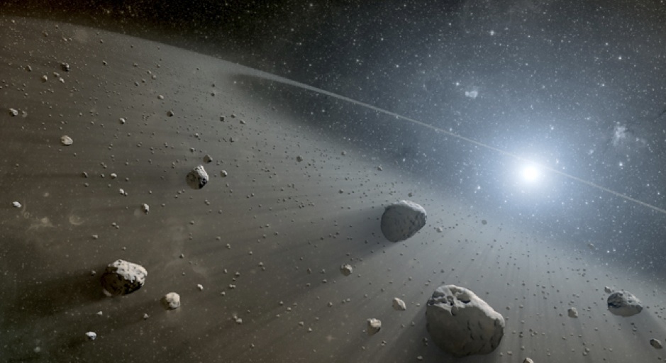 The process by which debris discs form planetesimals, and then planets, may finally be understood. - Image Credit: NASA/JPL
