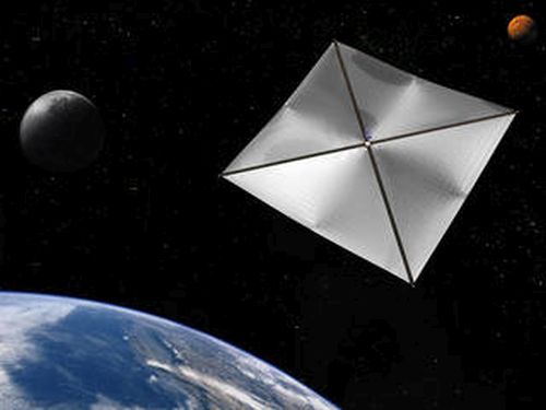 In 2010, NASA successfully deployed the nanosatellite NANO-Sail D from a larger, microsatellite. - Image Credit: NASA