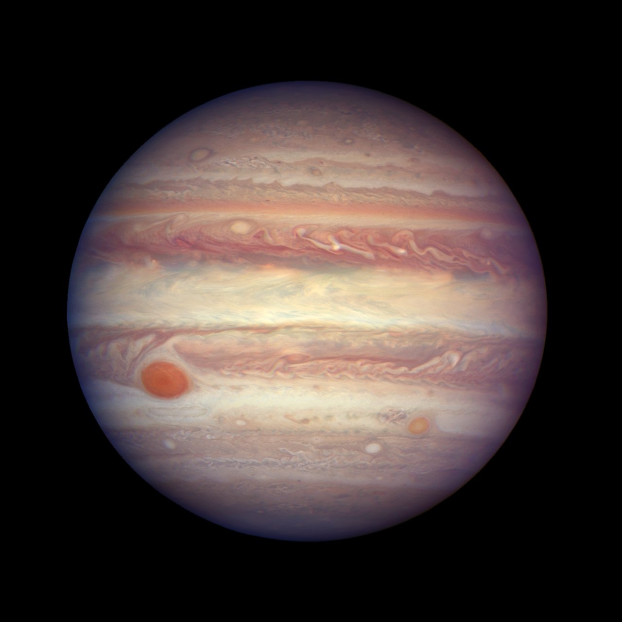Jupiter's swirling colourful clouds - Image Credit: NASA, ESA, and A. Simon (GSFC)