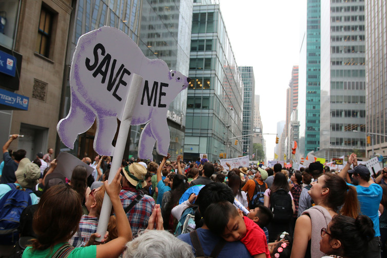 People’s Climate March, New York, New York, Sept. 21, 2014. - Image Credit: CIFOR/Flickr , CC BY-NC-ND