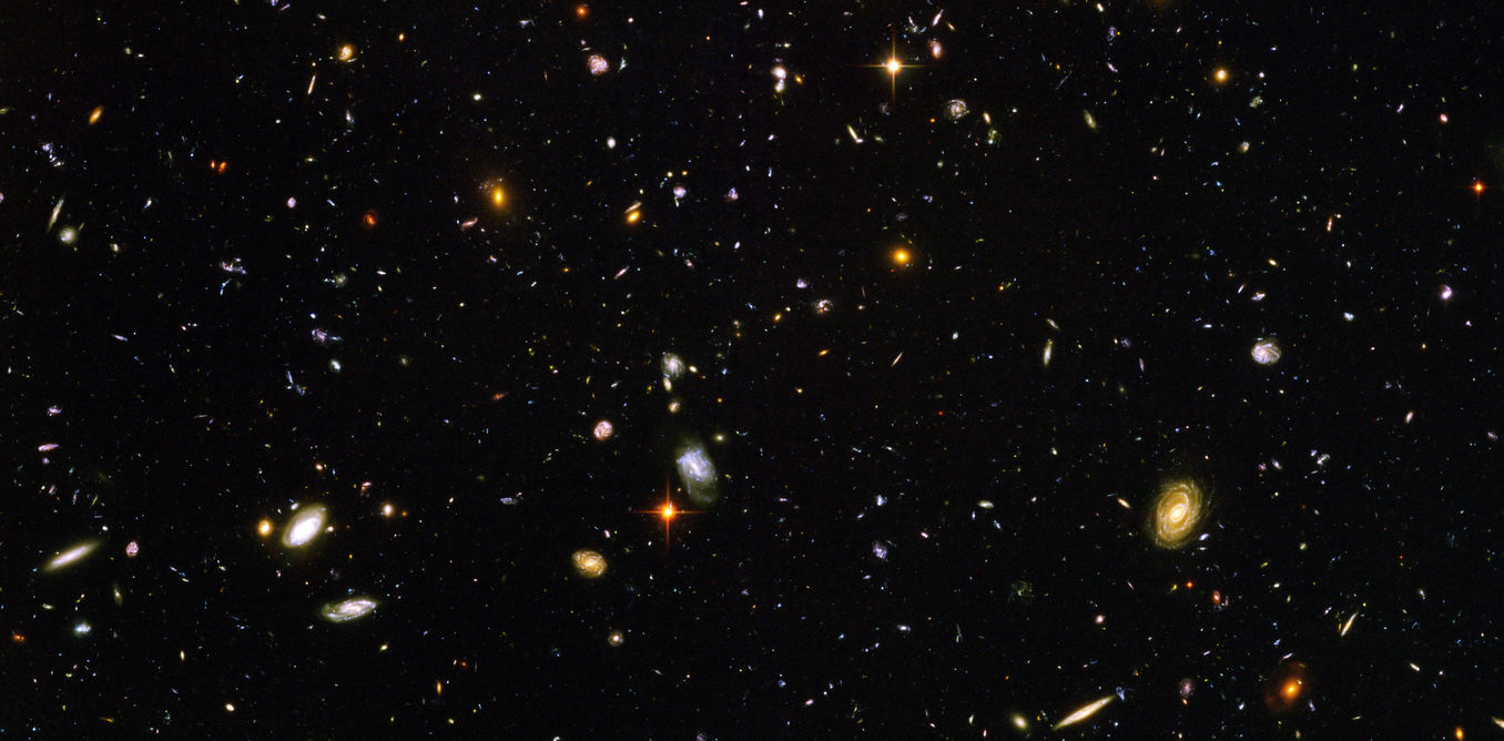 A change in the density of galaxies can’t explain a cold spot in the sky. - Image Credit: NASA and the European Space Agency. Edited by Noodle snacks (click to enlarge)