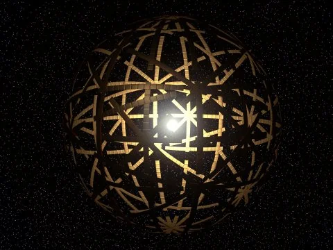 Artist's concept of a Dyson sphere around a star. - Image Credit: Kevin M. Gill/Flickr (CC BY-SA 2.0)