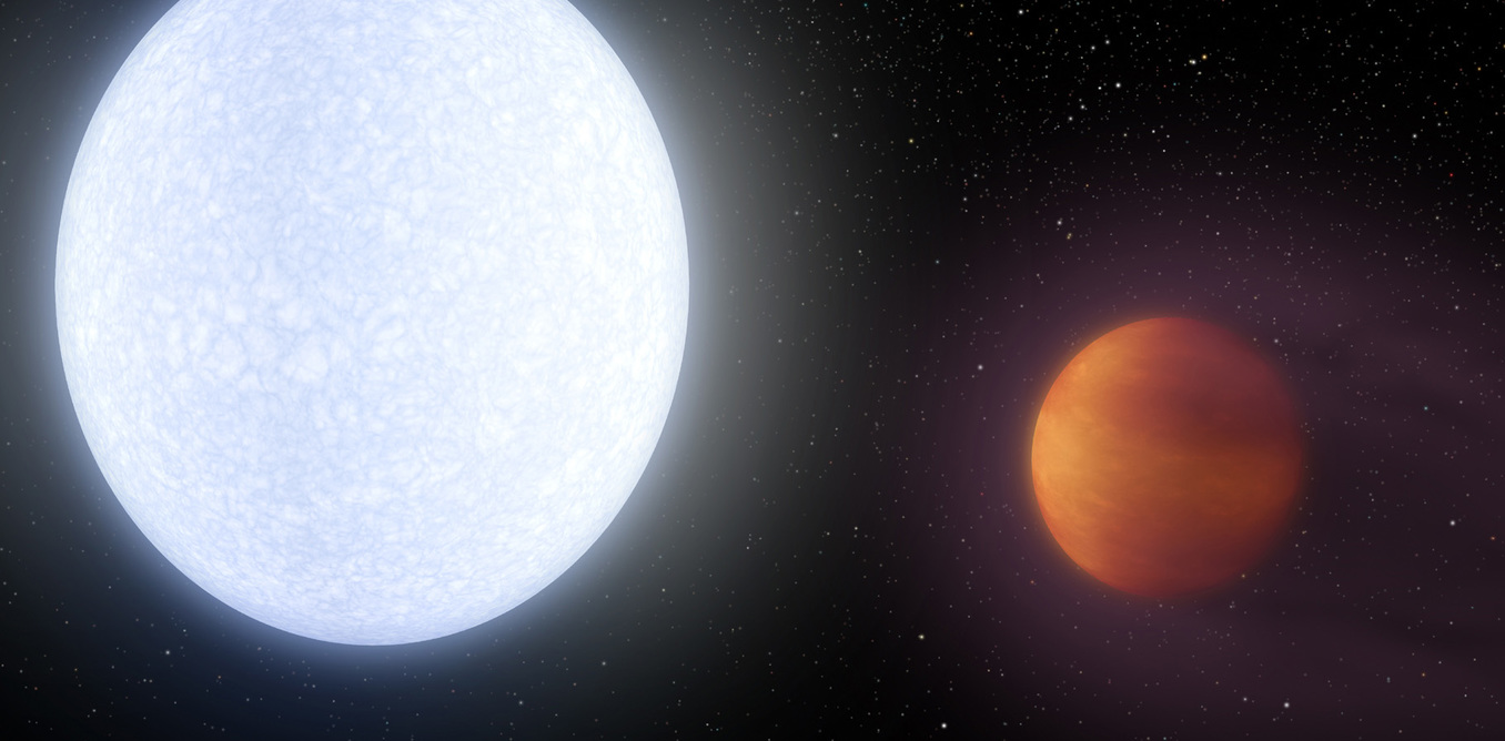 KELT-9B is the hottest known planet. - Image Credit: NASA/JPL-Caltech