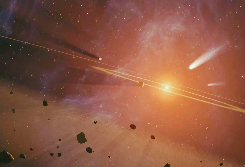 A new study from the Center for Planetary Science claims that a comet may be responsible fr the famous Wow! Signal. - Image Credit: NASA/JPL-Caltech