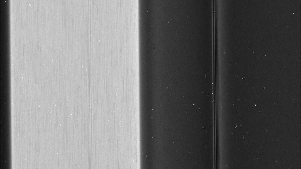 Recent images of features in Saturn's C ring called "plateaus" reveal a streaky texture that is very different from the textures of the regions around them. - Image Credits: NASA/JPL-Caltech/Space Science Institute