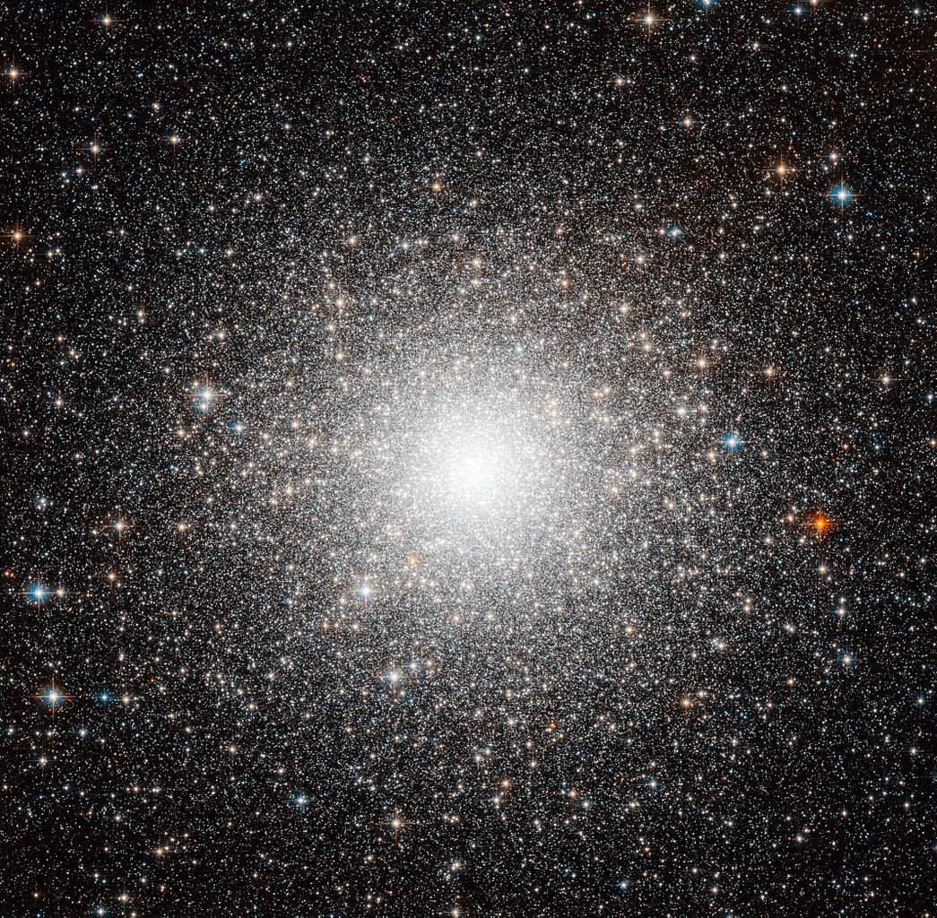 Hubble image of Messier 54, a globular cluster located in the Sagittarius Dwarf Galaxy. - Image Credit: ESA/Hubble &amp; NASA