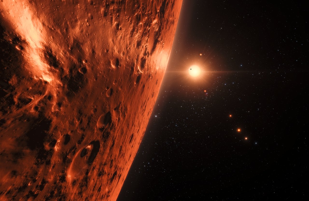 An artist rendering that conveys rapid-flyby of exoplanets. - Image credit: Hubble ESA