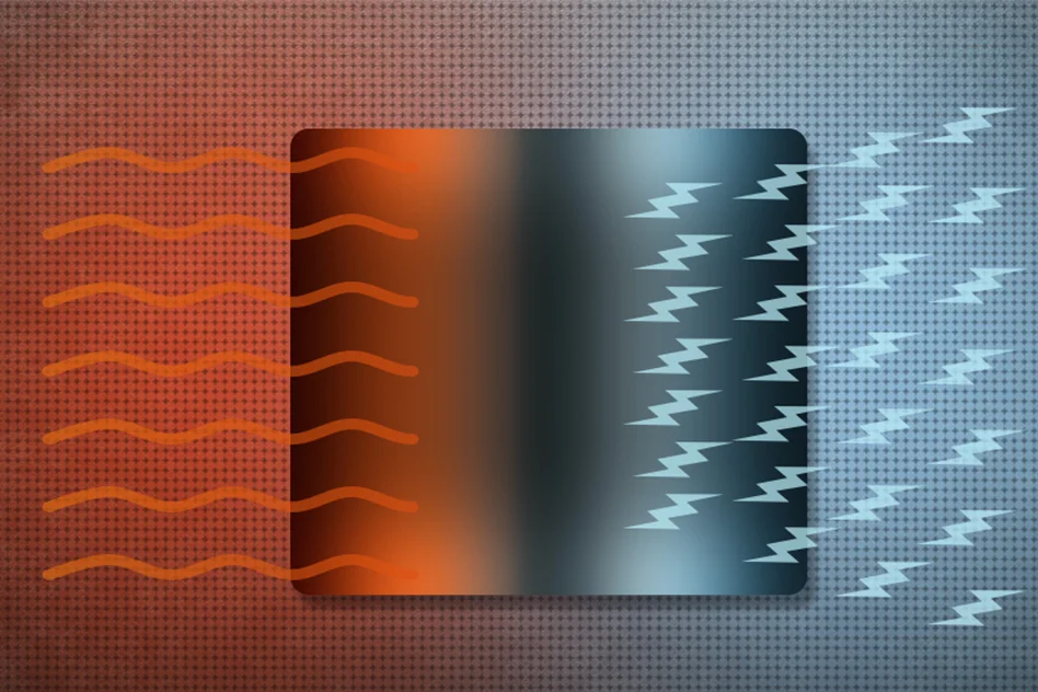 MIT researchers, looking for ways to turn heat into electricity, find efficient possibilities in certain topological materials. - Image Credit: Christine Daniloff/MIT