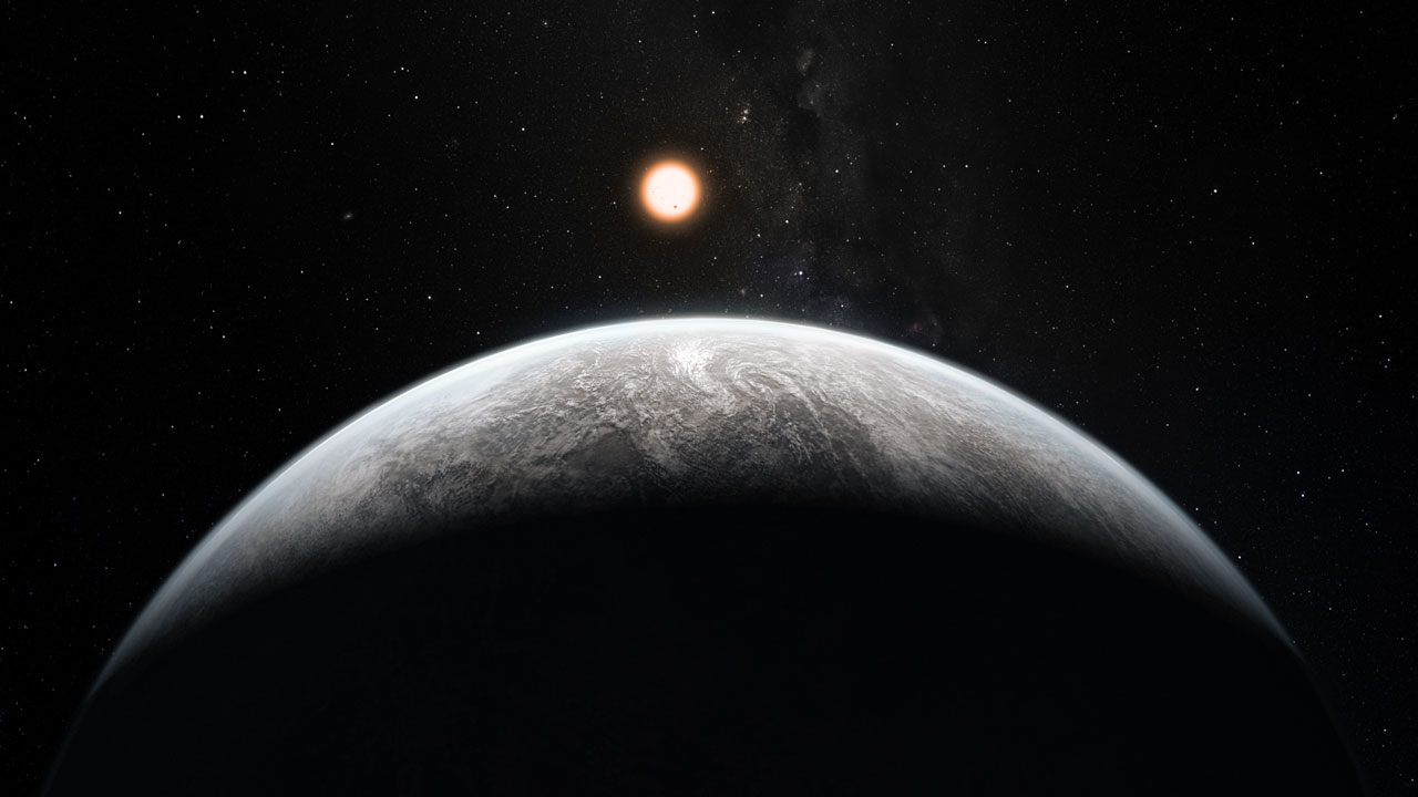 This rocky super-Earth is an illustration of the type of planets future telescopes, like TESS and James Webb, hope to find outside our solar system. - Image Credits: ESO/M. Kornmesser