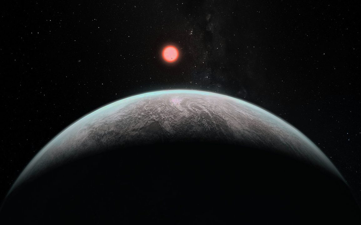 Artist’s impression of how an an Earth-like exoplanet might look. - Image Credit: ESO.