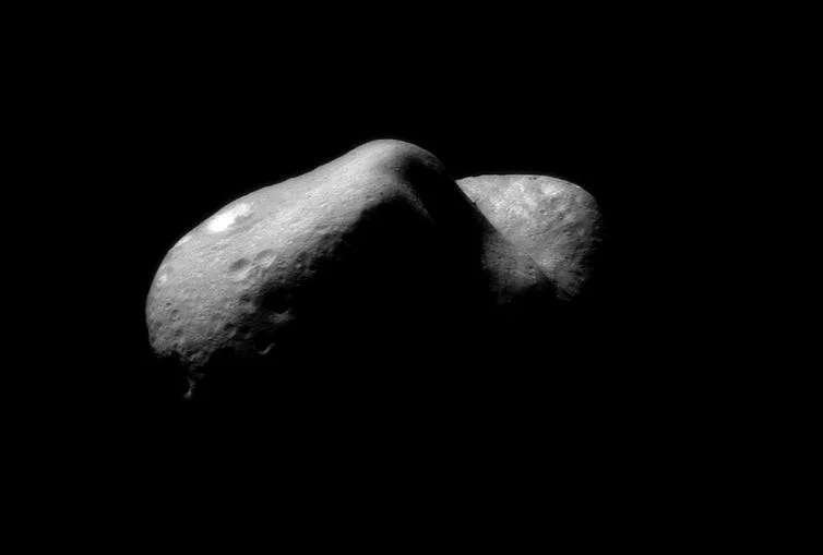 433 Eros - an asteroid in a near-Earth orbit. - Image Credit: NASA/NEAR Project (JHU/APL).