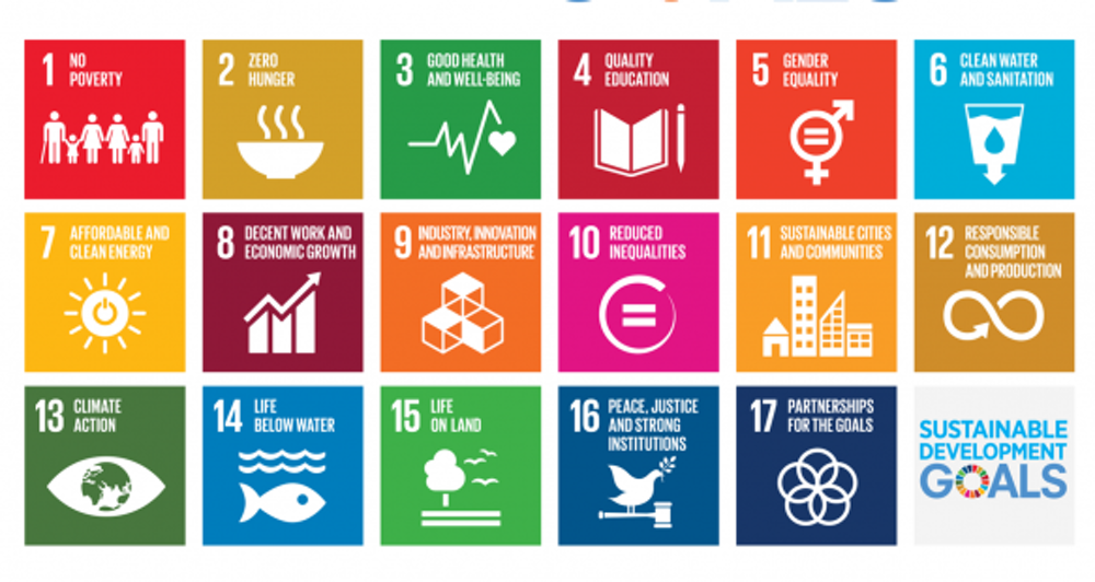 The UN’s Sustainable Development Goals apply to all countries and were adopted in 2015. - Image Credit: UN via Wikimedia Commons