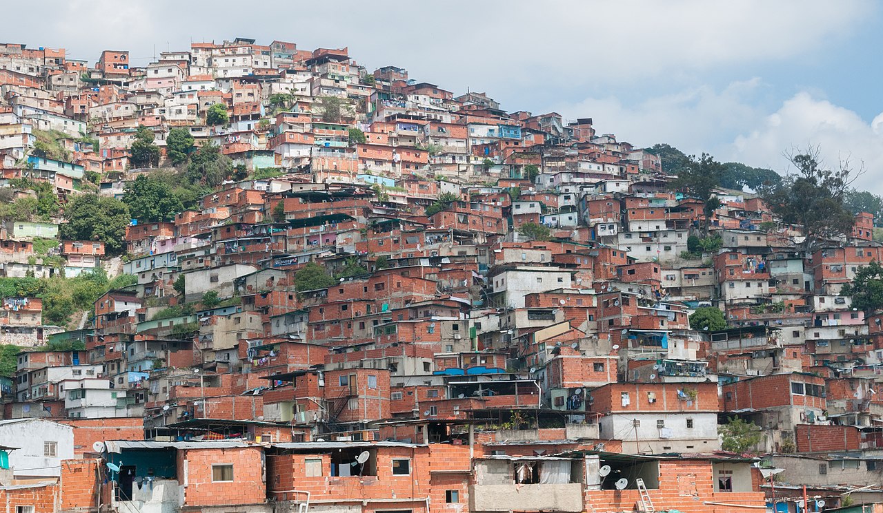 Slums in Caracas, Venezuela. - Image Credit: Wikimedia Commons