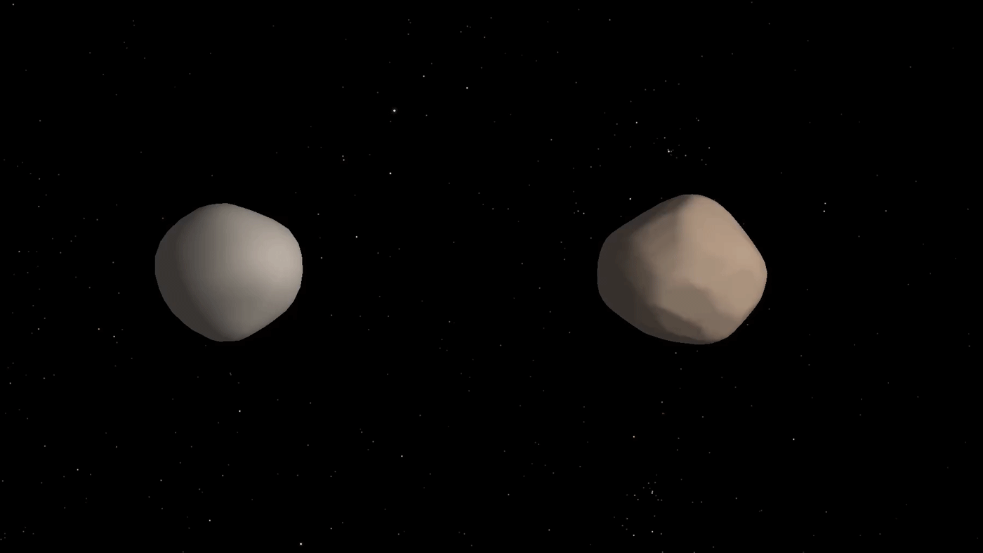 Observatories Team Up to Reveal Rare Double Asteroid