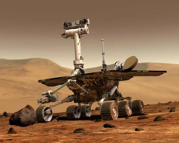 Artist's impression of the Opportunity Rover, part of NASA's Mars Exploration Program. - Image Credit: NASA/JPL-Caltech