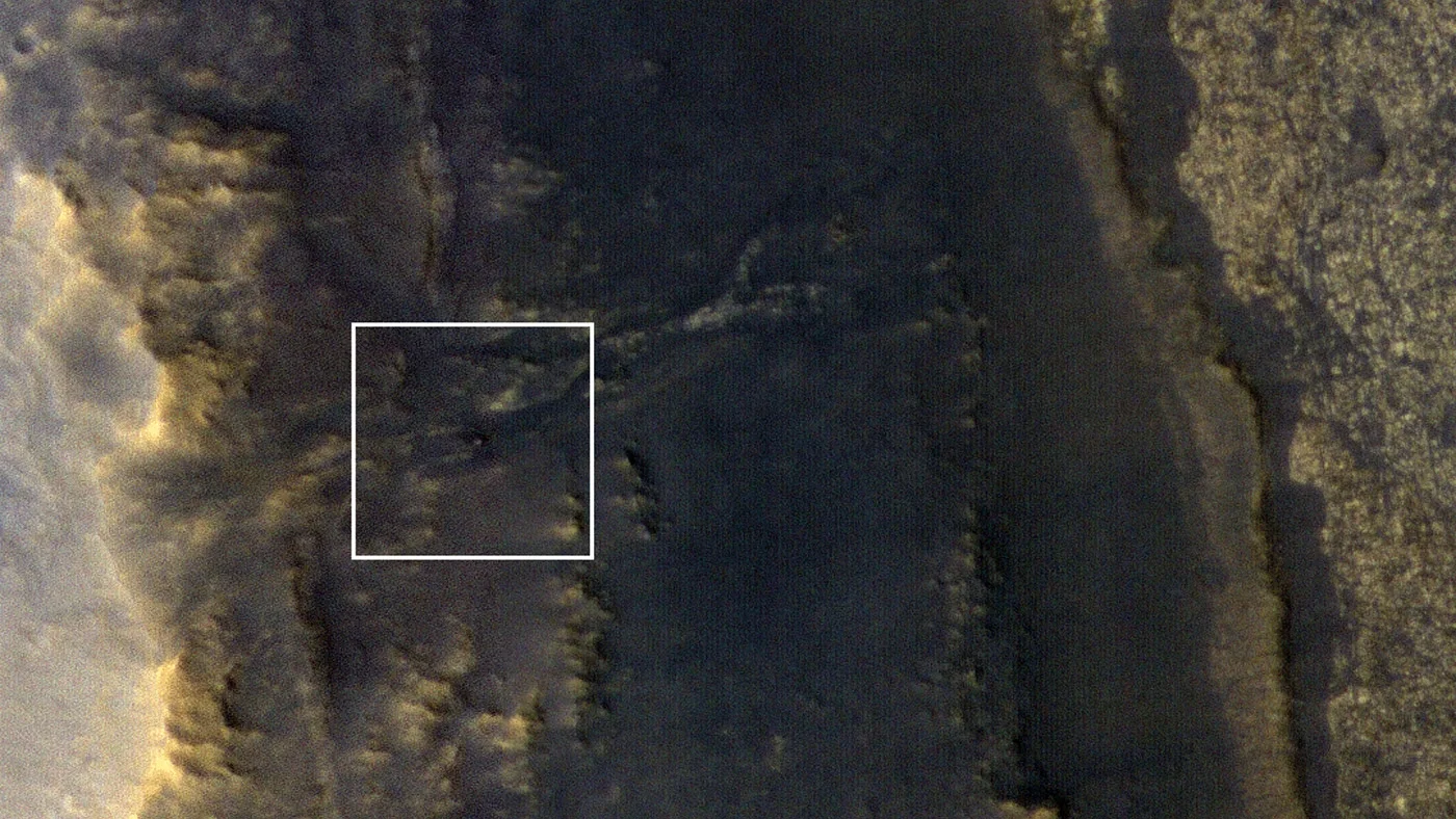Opportunity Emerges in a Dusty Picture