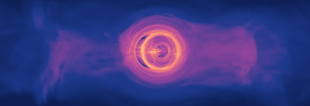 New Simulation Sheds Light on Spiraling Supermassive Black Holes