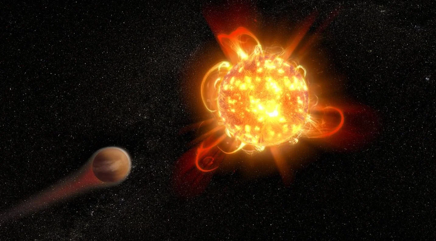 A Red Dwarf Blasts off a Superflare. Any Life on its Planets Would Have a Very Bad Day