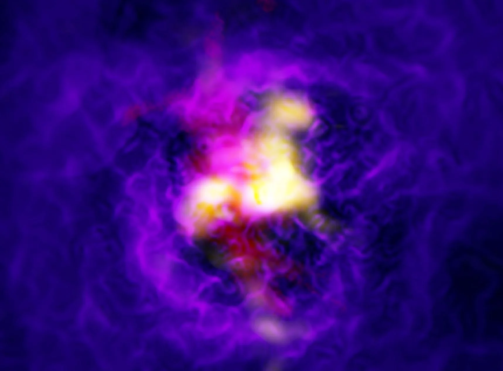 ALMA and MUSE Detect Galactic Fountain