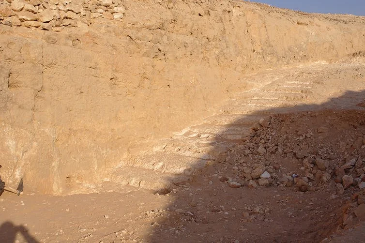 The ancient ramp. Roland Enmarch, Author provided