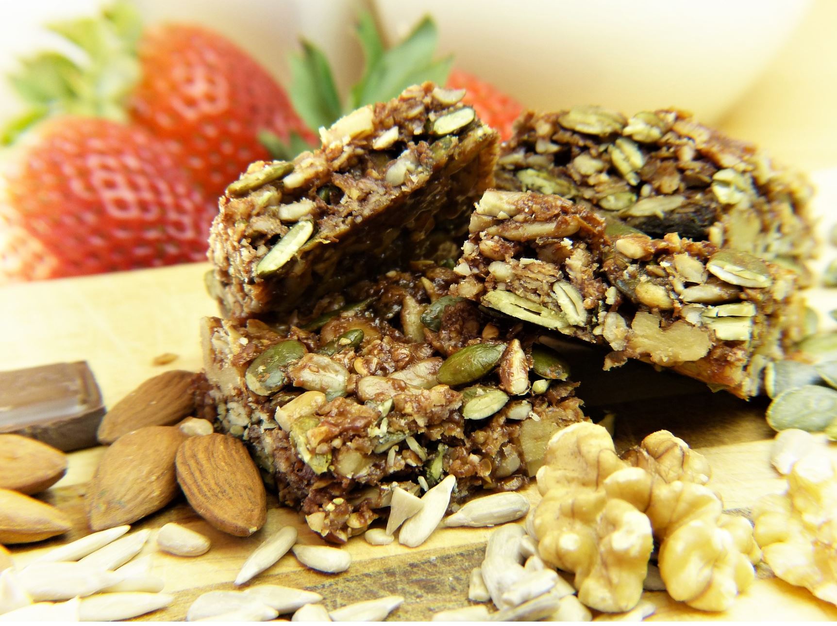 While muesli bars are made up of healthy elements, it’s usually sugar holding them together. - Image Credit: silviarita via Pixabay