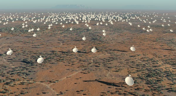The Square Kilometre Array may provide answers. - Image Credit: SKA Project Development Office and Swinburne Astronomy Productions, CC BY-SA