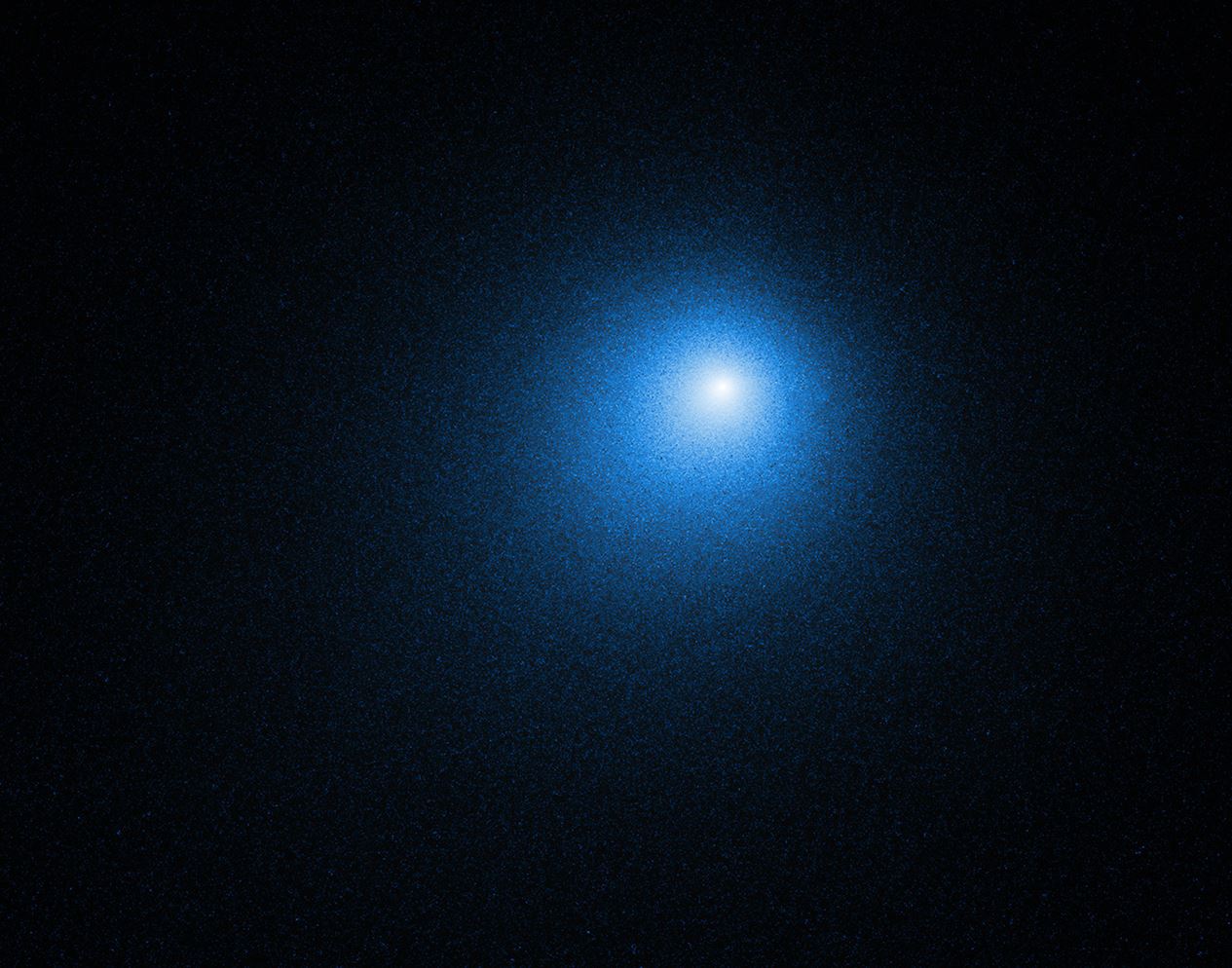 Hubble captured this view of comet 46P/Wirtanen on Dec. 13, 2018. - Image Credit: NASA, ESA, D. Bodewits (Auburn University) and J.-Y. Li (Planetary Science Institute)