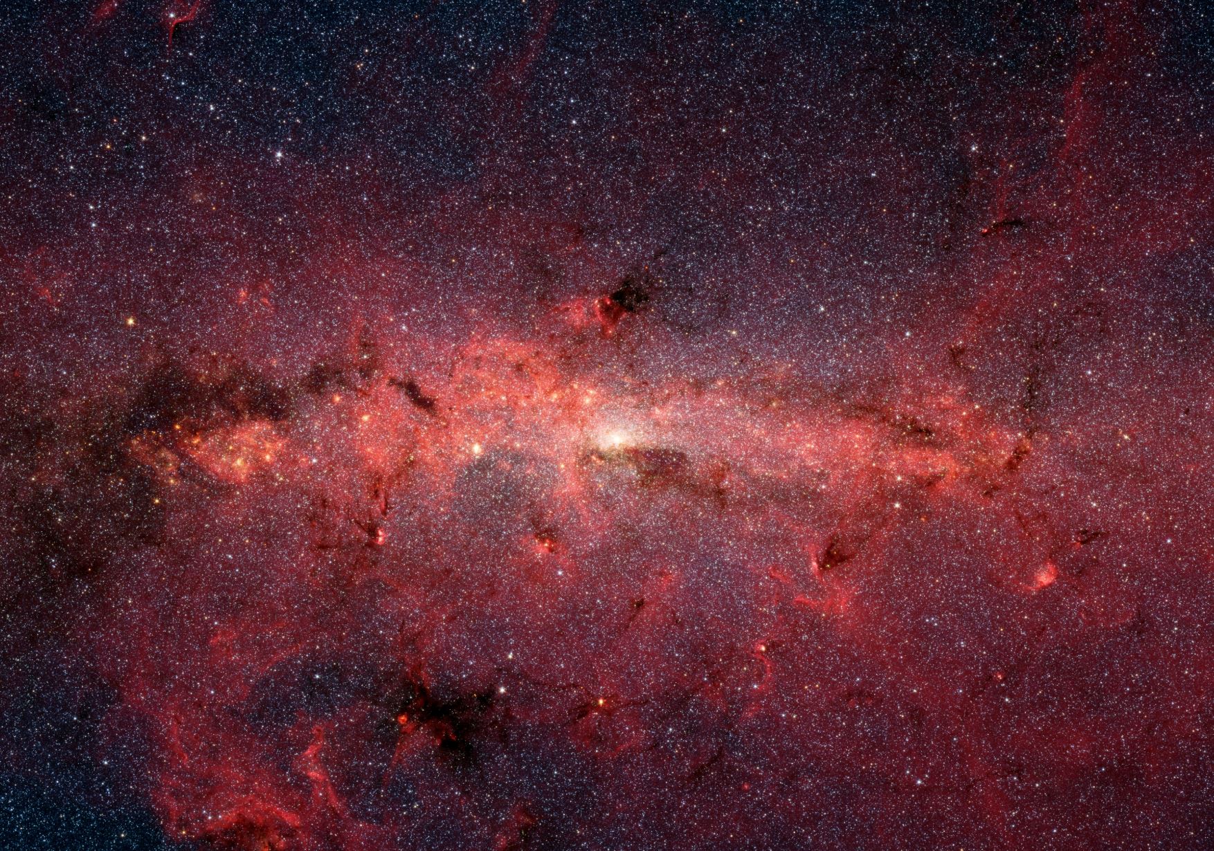 Our galactic core - Image Credit: NASA/JPL-Caltech/S. Stolvy (SSC/Caltech) via Wikimedia Commons