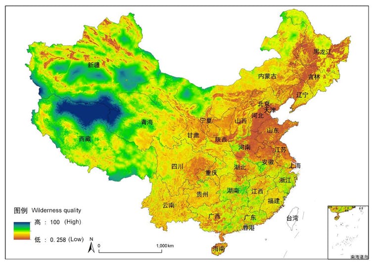 China’s wilderness. - Credit: International Journal of Wilderness