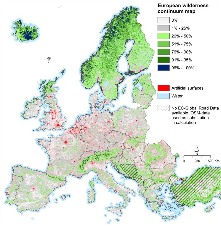 European wilderness. Steve Carver , Author provided
