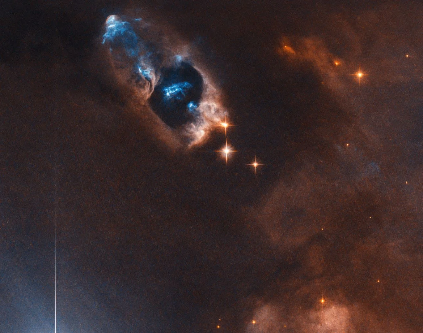 Hubble Captures Smoking Gun of a Newborn Star