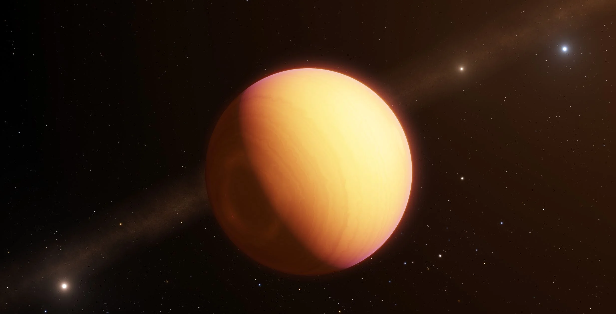 Ground-Based Telescope Directly Observes the Atmosphere of an Extrasolar Planet, and Sees Swirling Clouds of Iron and Silicates