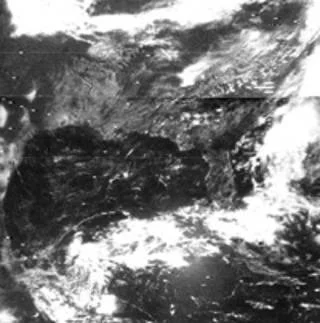 Nimbus-3 image showing clouds over the southeastern U.S. - Image Credits: NASA