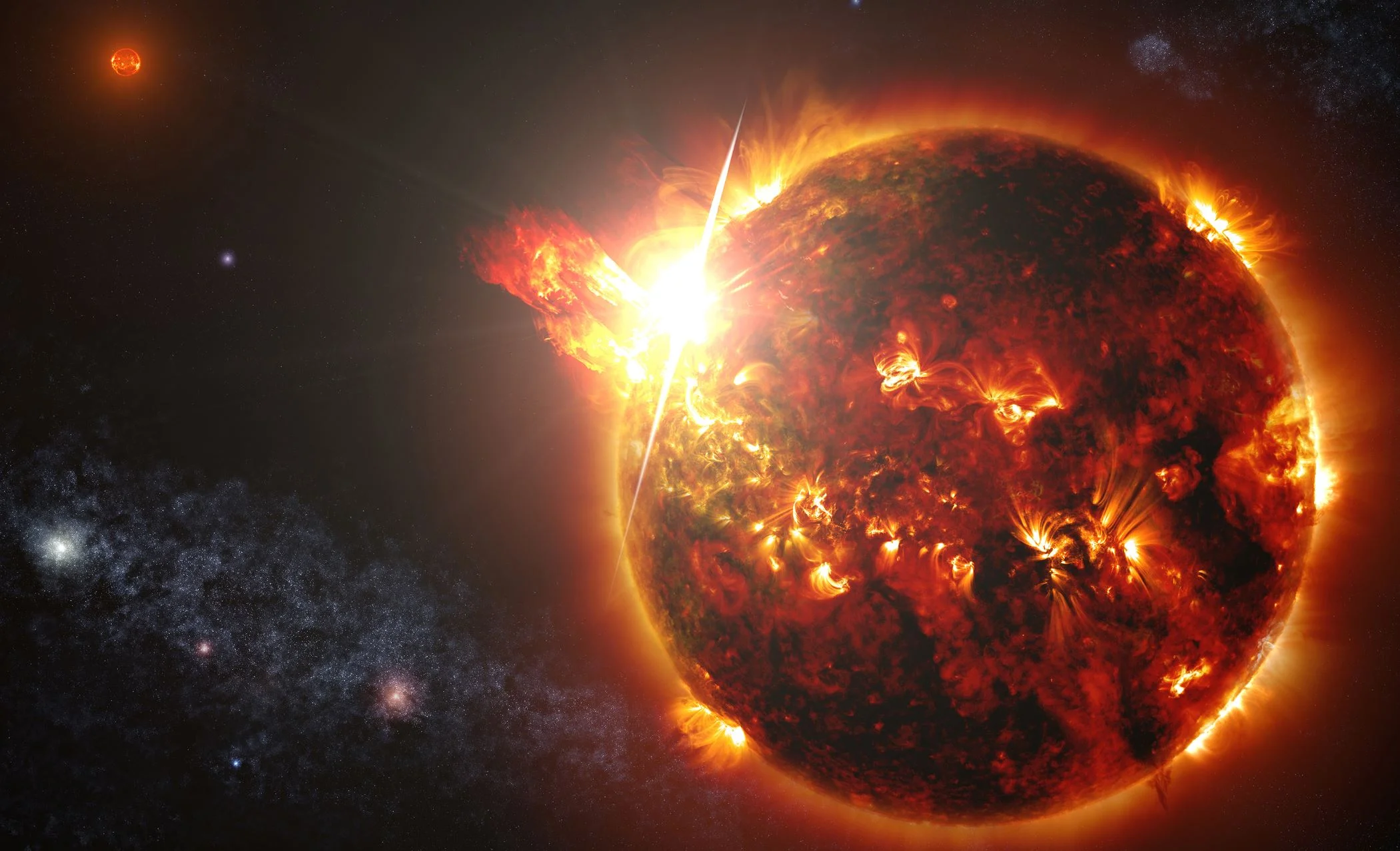 Astronomers See an Enormous Coronal Mass Ejection… On Another Star!